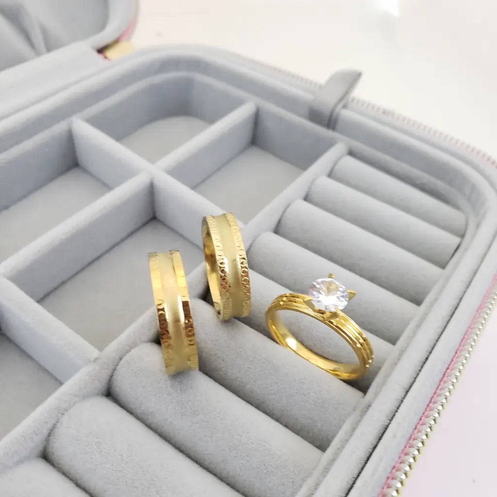 Juego De Argollas De Matrimonio De Diseño Cartier Y Argolla De