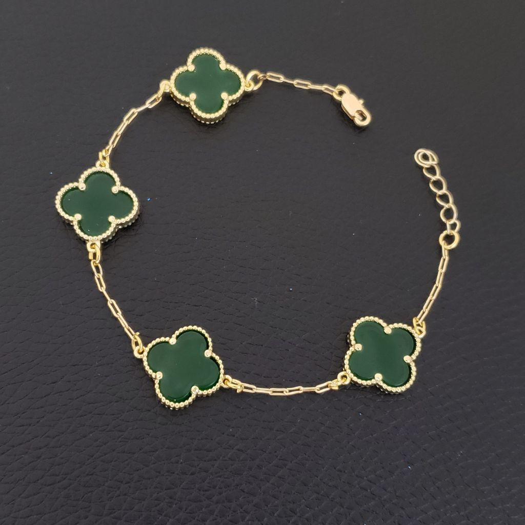 Pulsera Trebol Verde  Unisex 18CM + ENVIO GRATIS