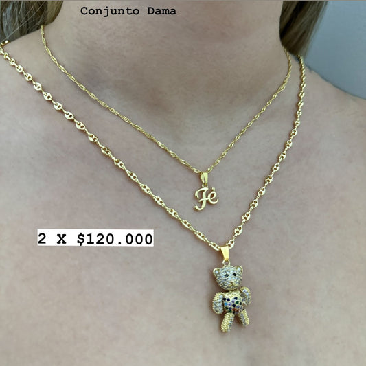 Juego De Cadenas De Dama. 2x120.000, Cadena Gucci + Cadena Singapur