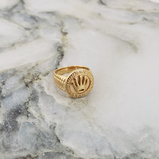 Anillo De Caballero Con Diseño De Rolex + Envío Gratis